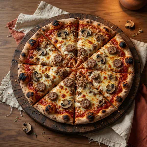 Italian Pizza — Life Kitchen & Bar Pamekasan (ilustratif, bukan foto hidangan asli)